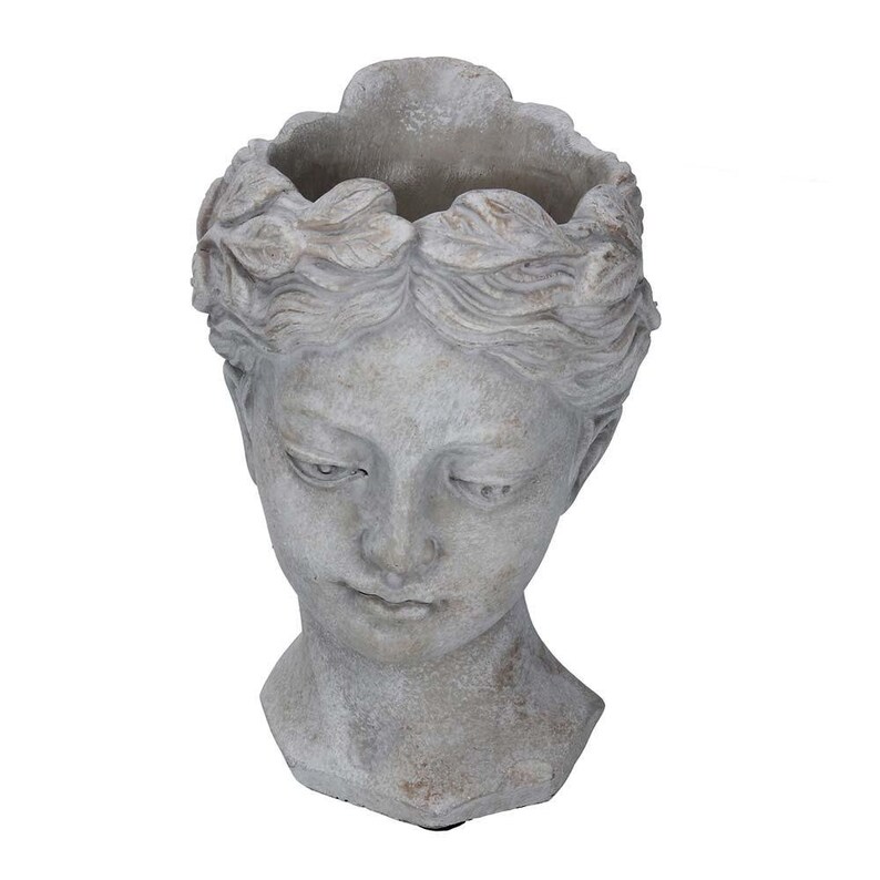 Goddess Head Planter Female Bust Planter Head Plant Pot Etsy Australia