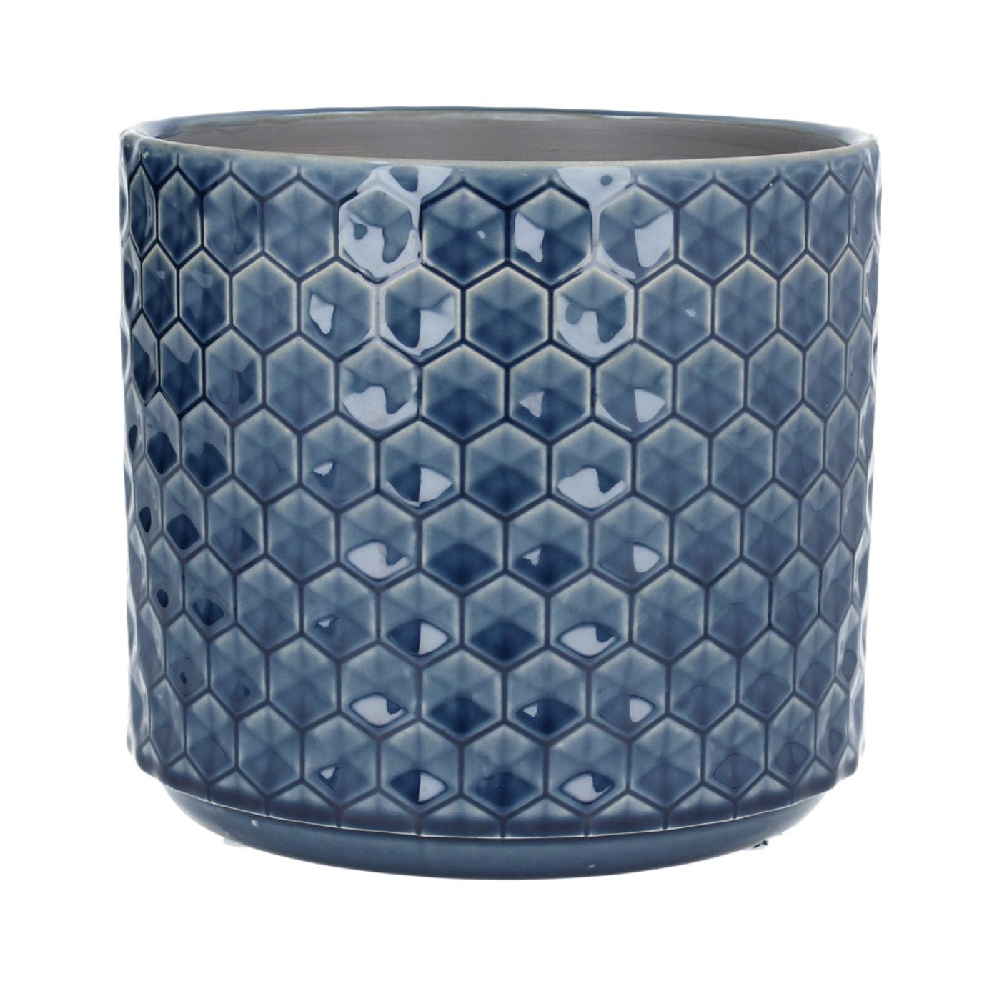 Navy Blue Geometric Planter Cactus Planter Succulent Etsy UK