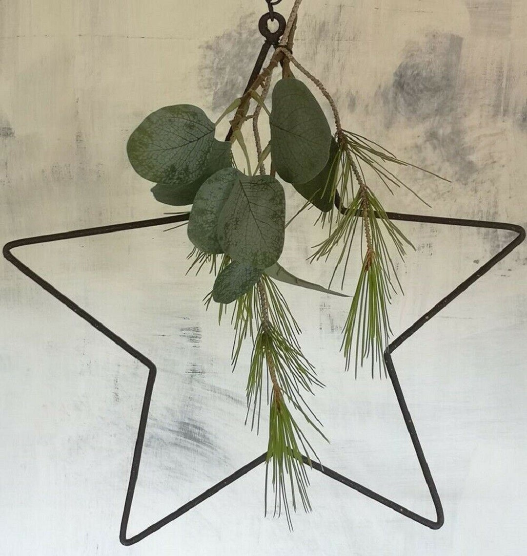 Rustic Hanging Metal Star Rusty Metal Florist Star With Etsy UK