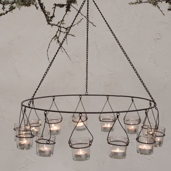 Hanging Tea Light Etsy