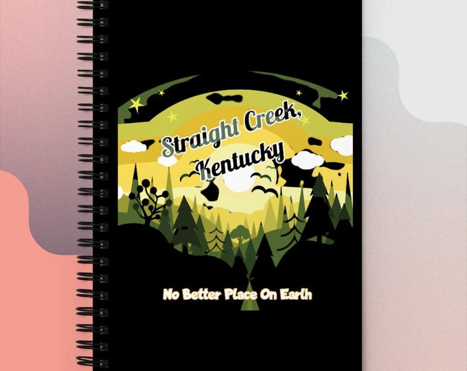 Featured listing image: Straight Creek Spiral Notebook