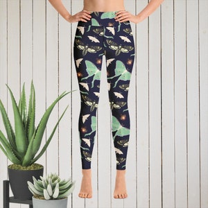 Luna Moth Yoga Leggings