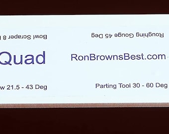 Ron Brown&#39;s Best Quad Platform SettingJig For Wood Lathe Tools - Roughing Gouge, Skew, Parting Tool, Bowl Scraper