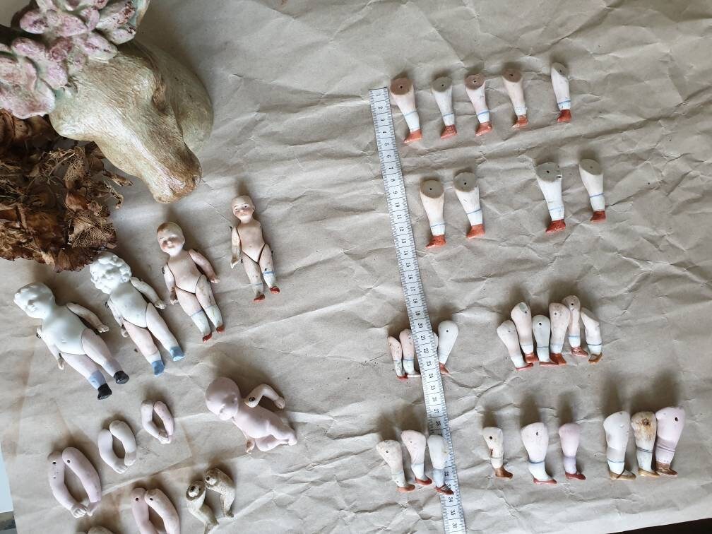 Antique Doll Parts Antique Doll Parts Doll Legs Miniature Etsy
