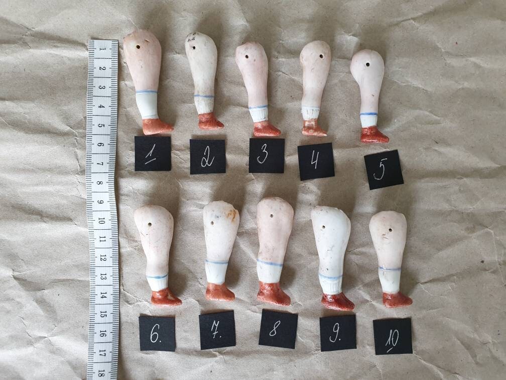 Antique Doll Parts Antique Doll Parts Doll Legs Miniature Etsy