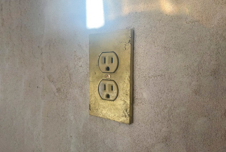 Brass Outlet Cover Etsy