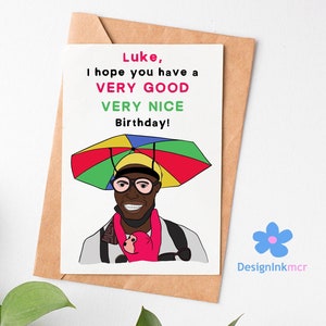 Très bien personnalisé Très belle carte d’anniversaire | Drôle de carte pour son | Drôle de carte pour lui | Carte Looky Looky Man | Carte TikTok