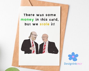 Glazer Family Happy Birthday Card | Football Greeting Card | Glazer Card | Manchester United Card | Card For Him | Funny Man United Card