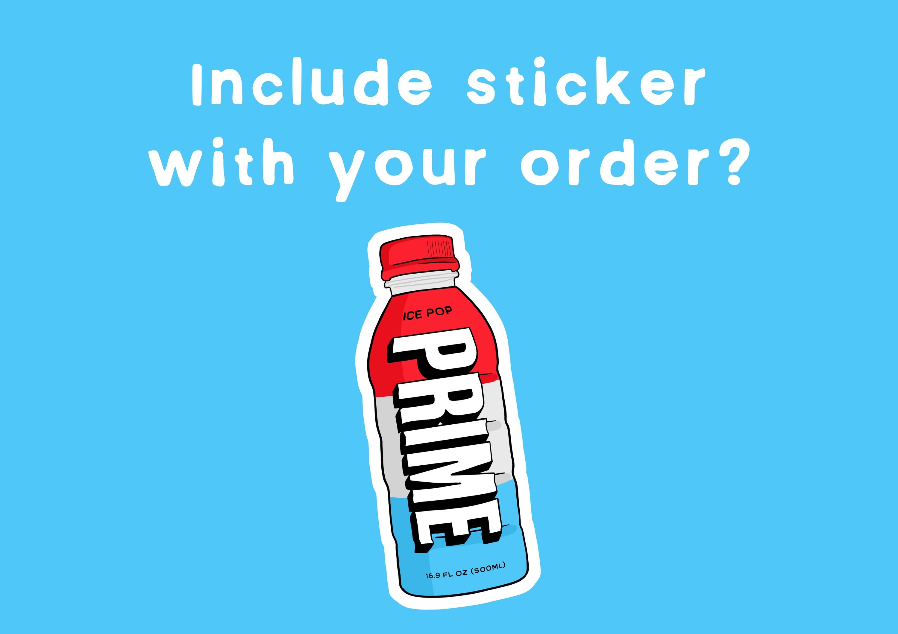 Personalised Prime Happy Birthday Card Prime Drink KSI Logan Paul Prime