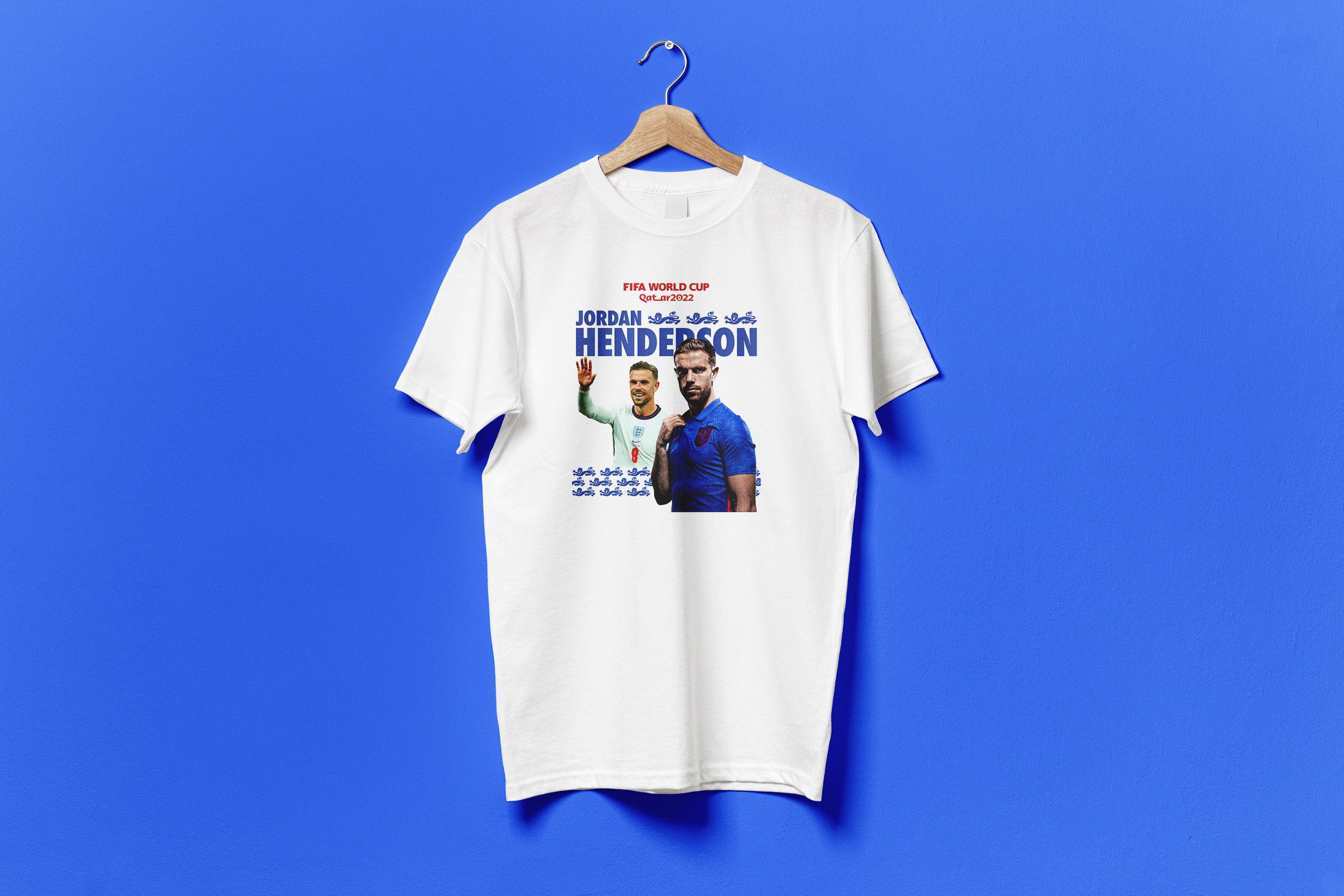 Discover Jordan Henderson T-Shirt | World Cup England T-Shirt | England T-Shirt