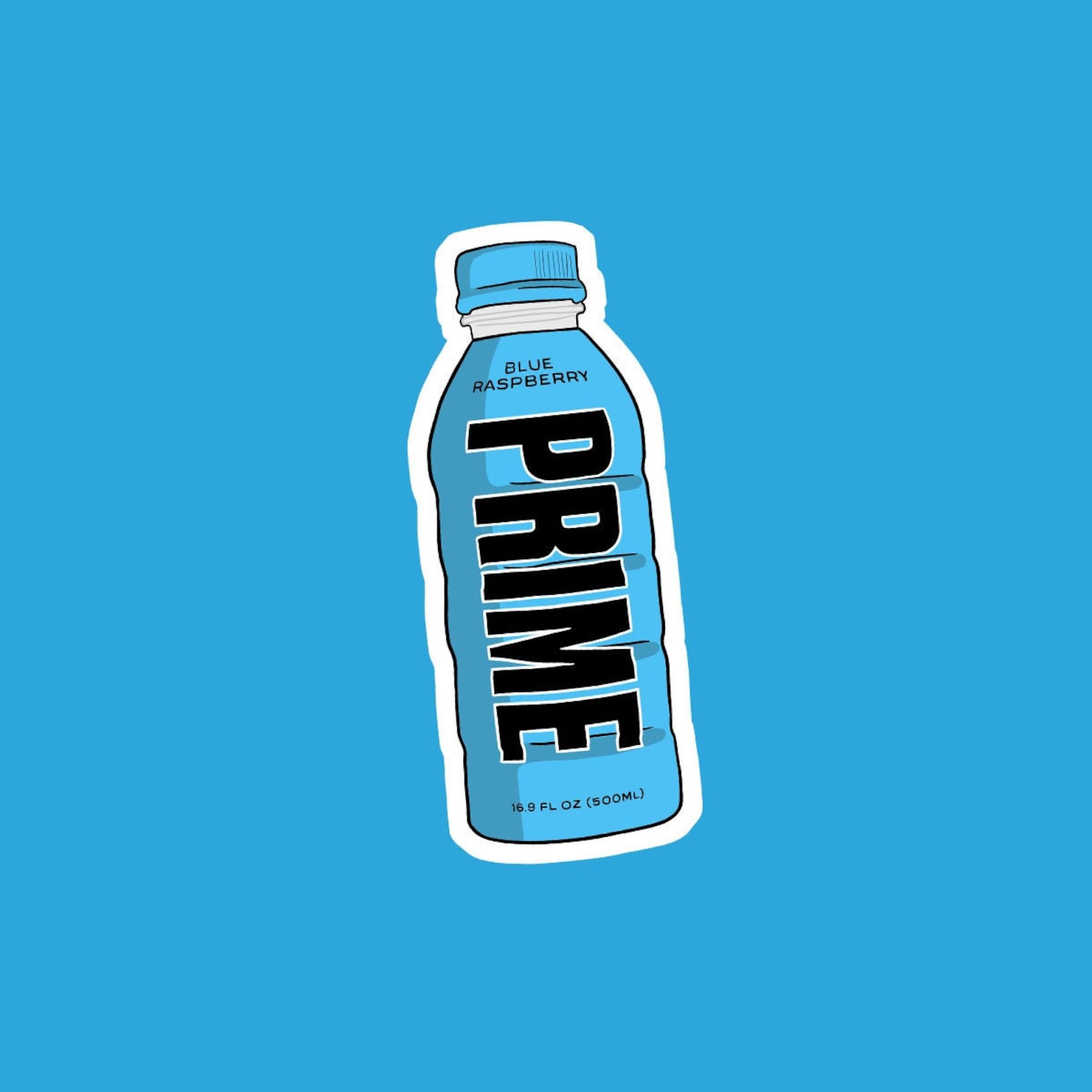 Blue Prime Sticker Drink Prime Prime Hydration KSI Logan Paul KSI Prime
