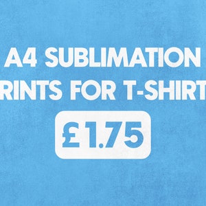 A4 Benutzerdefinierte Sublimationsdrucke | Sublimationsdrucke | T-Shirt Sublimation | Sublimation Design | A4 Sublimation | Polyester Sublimation