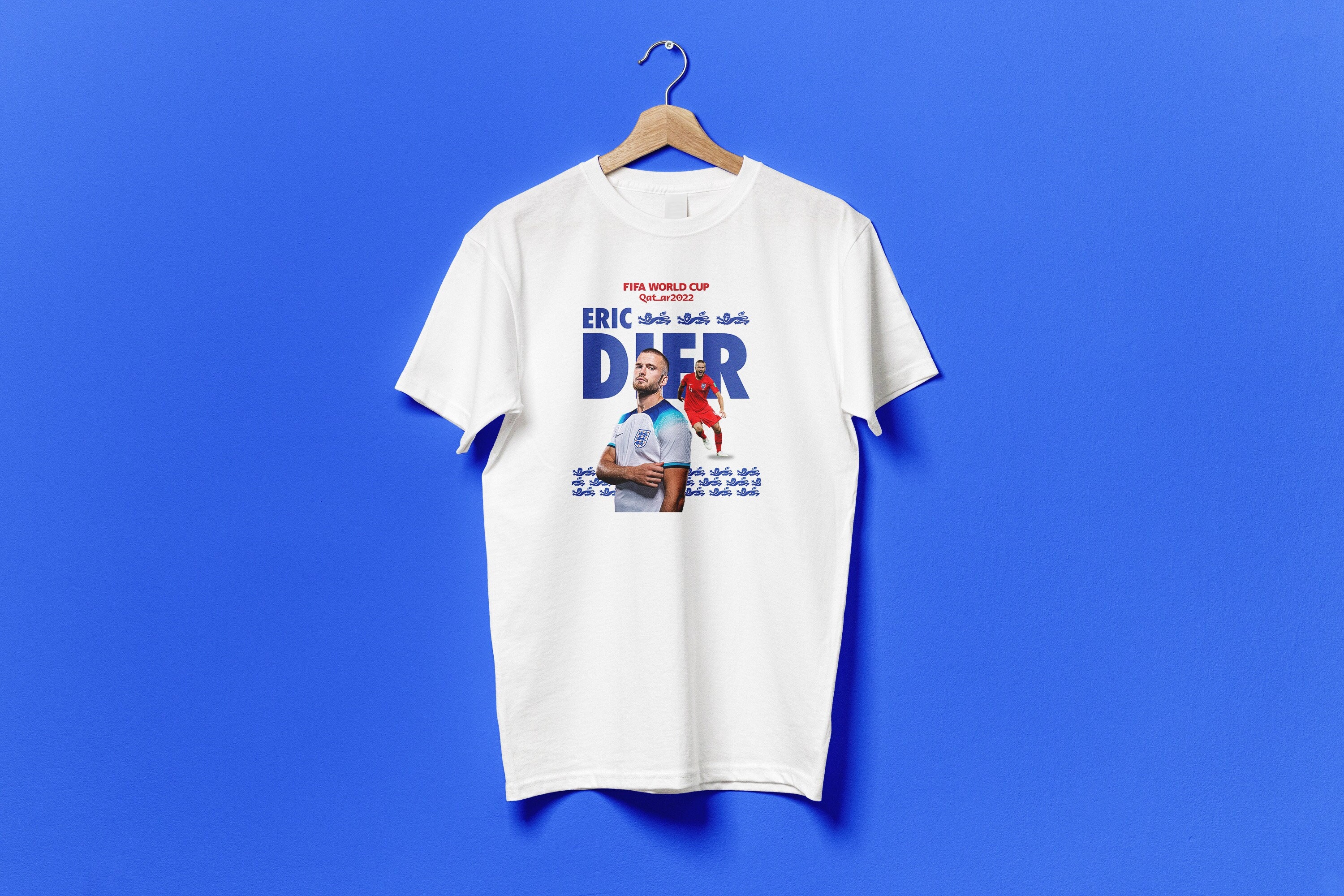 Discover Eric Dier T-Shirt | World Cup England T-Shirt | England T-Shirt | England Dier T-Shirt