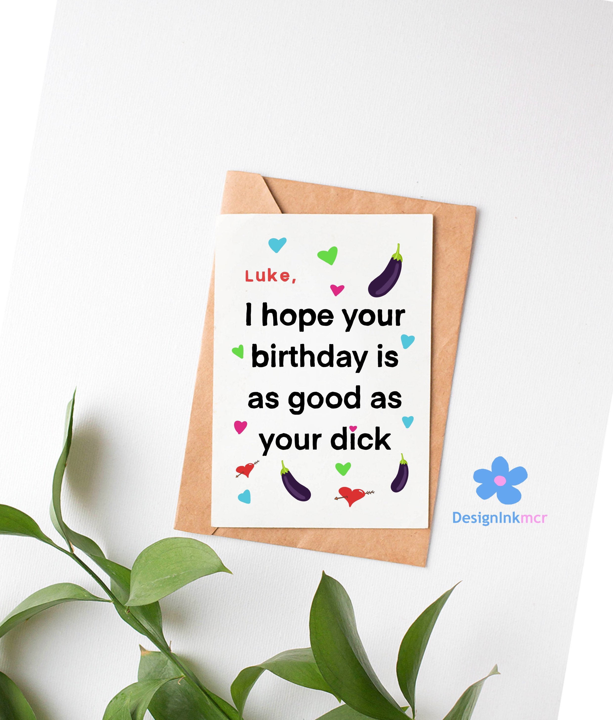 Rude Happy Birthday Card Rude Card for Him Funny Birthday - Etsy