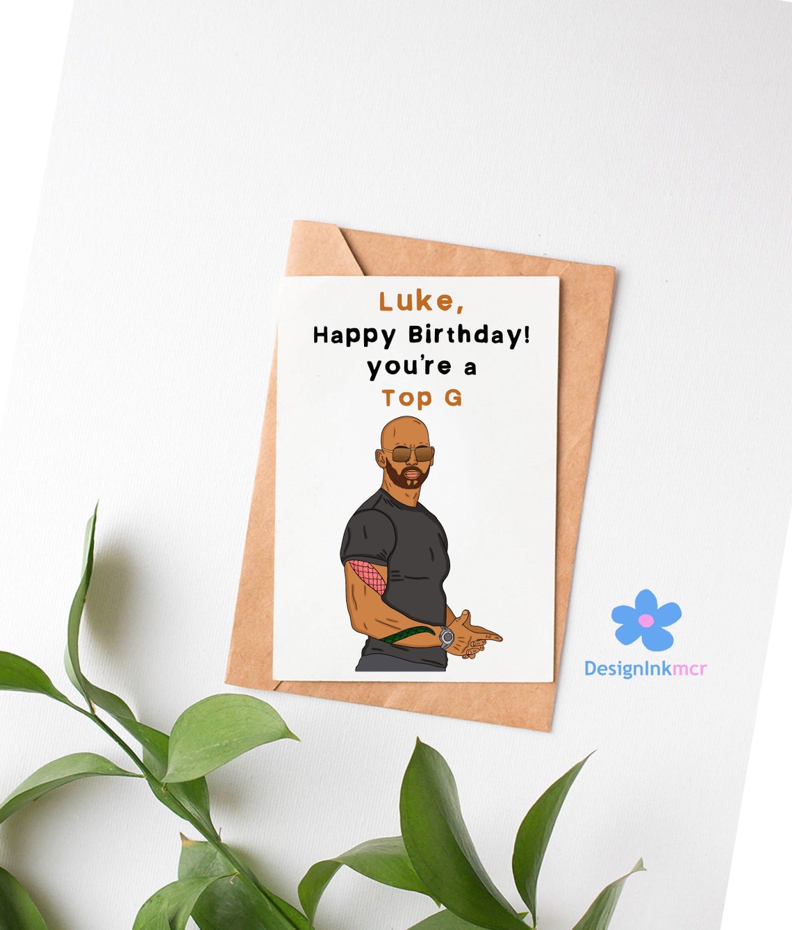 Andrew Tate Happy Birthday Card Cobra Tate Birthday Card - Etsy