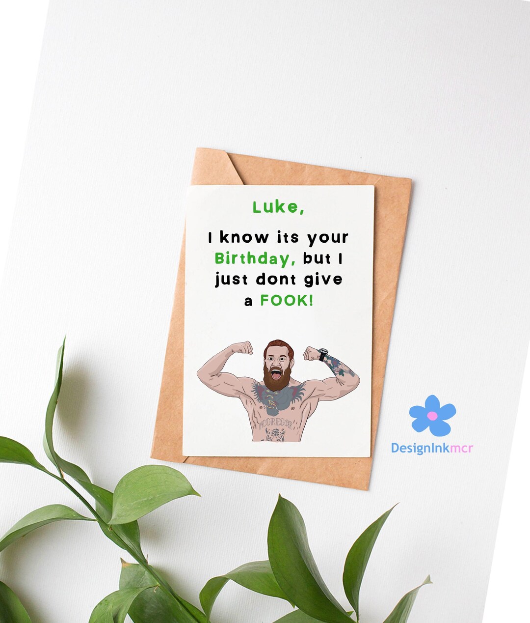Personalised Conor Mcgregor Birthday Card Conor Mcgregor - Etsy