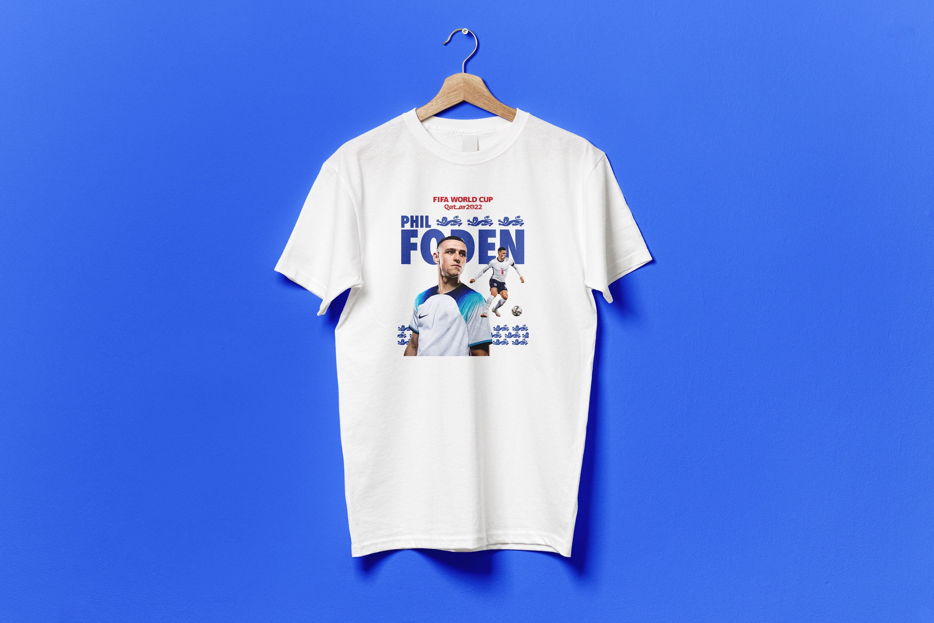 Discover Phil Foden T-Shirt | World Cup England T-Shirt | England T-Shirt | England Foden T-Shirt