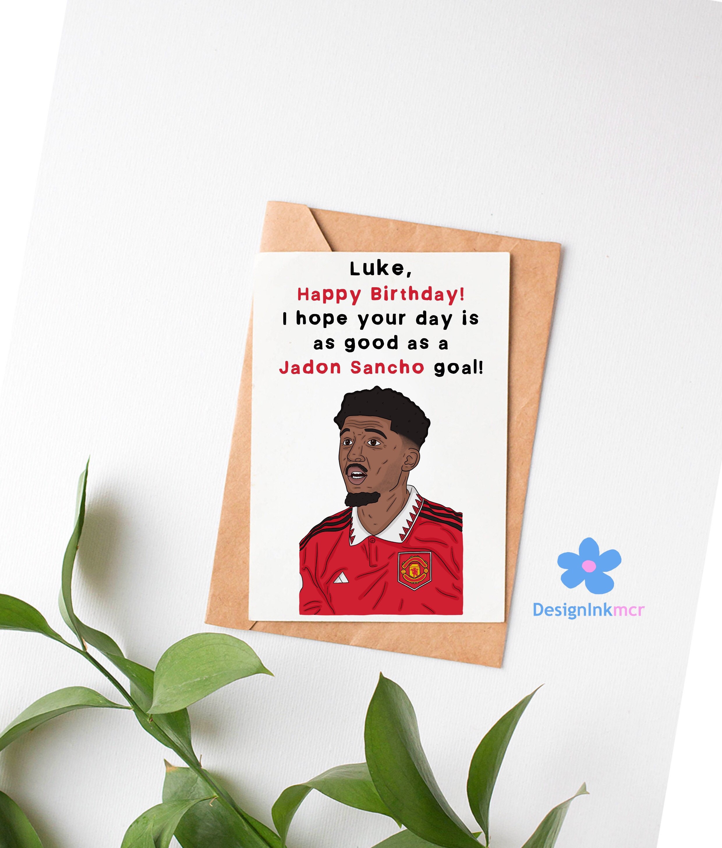 Dad Jadon Sancho Happy Birthday Card Sancho Greeting Card - Etsy