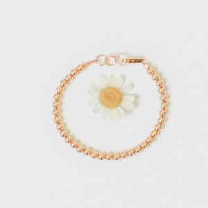 Bracelet bébé/adulte en perles Gold Filled 3mm