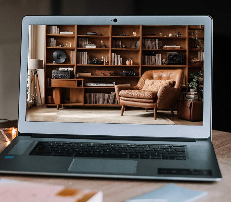 Virtual Background for Zoom Meetings, Record Library Background for