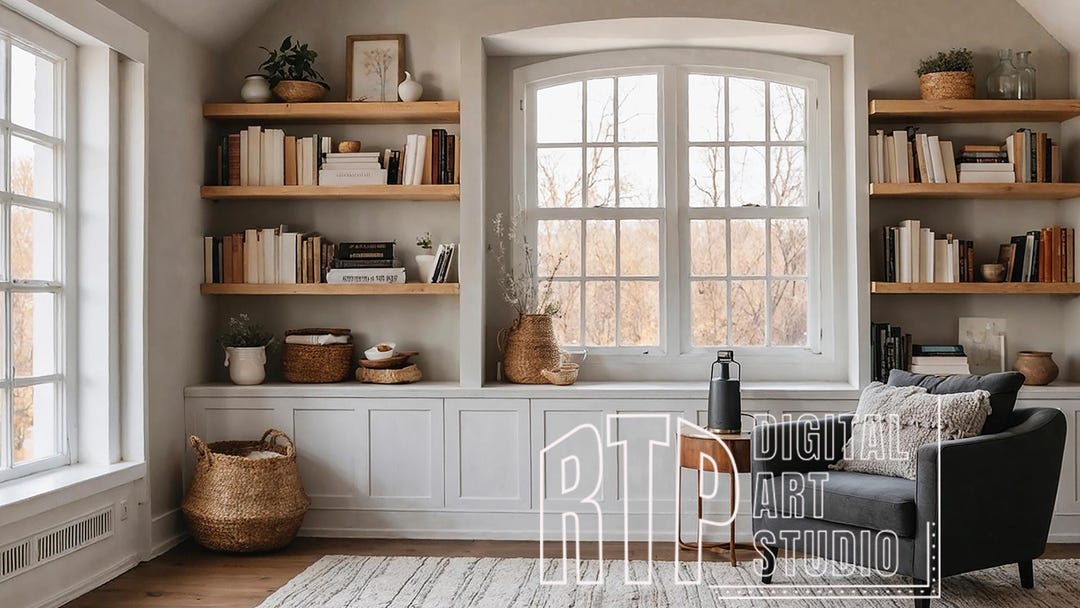 Charming Modern Farmhouse Zoom Background for Virtual Meetings ...