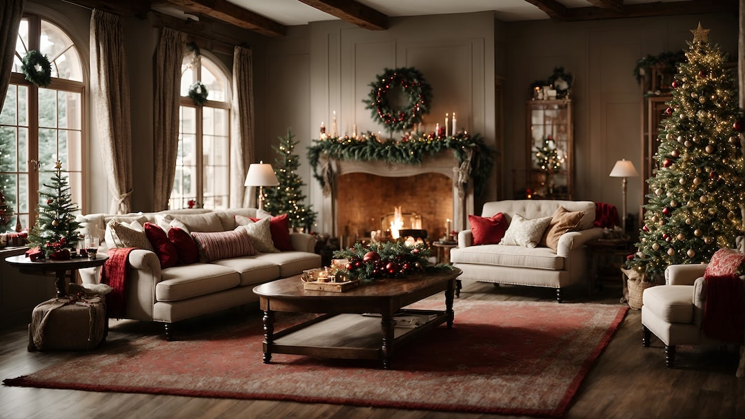 Christmas Background for Zoom Meetings Holiday Virtual Zoom Etsy