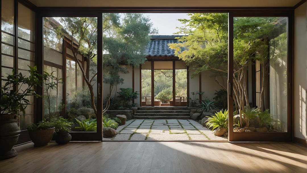 Virtual Background Zen Garden for Zoom, Natural Calming Background for ...