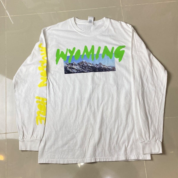 Kanye West Wyoming Tour Long Sleeve T Shirt Size M