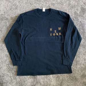 Kanye West The Life of Pablo New York Exclusive Long Sleeve T Shirt Size L