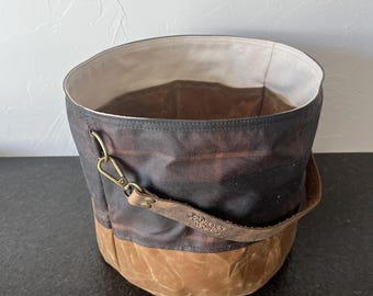 Organic Waxed Canvas Fireside Project Bag