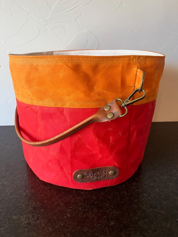 Organic Waxed Canvas Fireside Project Bag