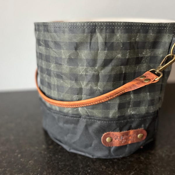 Organic Waxed Canvas Fireside Project Bag