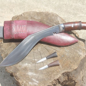 11 inches long blade  Blance, handmade kukri-kukri knife-khukuri made in Nepal-balance tempered-Sharpen knife ready for use.