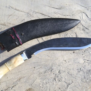 12,5-calowy specjalny Ganjawal, ręcznie robiony kukri-khukuri-ręcznie robiony gurkha kukri, z Nepalu-w pełni hartowany-naostrzony-gotowy do wysyłki.