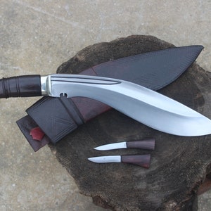 12  inches Cheetlange  traditional handmade kukri from Nepal-Fixed blade kukri knife-Gurkha knife-knives