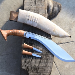 12 inches Heancy panawal-Fixed blade kukri knife-Gurkha knife-knives made in Nepal-balance tempered-Sharpen knife