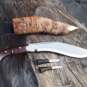 11 inches WWII Panawal, khukuri-kukri-Gurkha knife-Tempered-Sharpen-khukuri knife from Nepal - Hand forged in Nepal