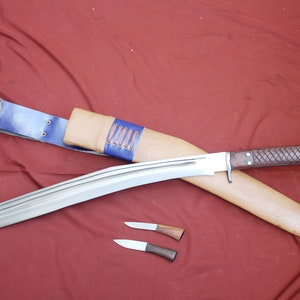 21 inches long blade Authentic  Sirupate Beast handmade gurkha kukri knife from Nepal-Full tang handle-Tempered-Sharpen Ready for use.
