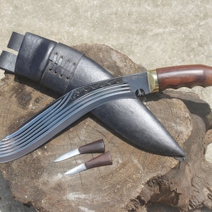 12 inches Cha-chira ganjawal , handmade kukri from Nepal-Fixed blade kukri knife-Gurkha knife-knives-balance kukri Ready for use.