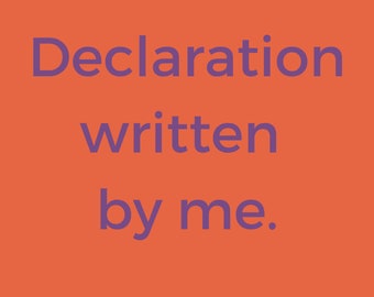 Declaration Cards