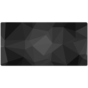 Geometrical Computer Mouse Pad, Modern Illustration Along Asymmetrical  Abstract Shapes in Ornamental Design, Rectangle Non-Slip Rubber Mousepad