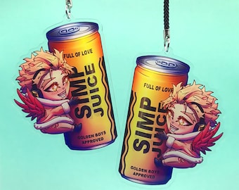 Chibi Hawks『SIMP JUICE』Keigo Takami / MHA / Llavero acrílico
