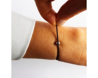 Elastic Cord Snap Bracelet  |  Anxiety Snap Bracelet  |  Fidget Bead Bracelet  |  Adjustable Stretch Bracelet