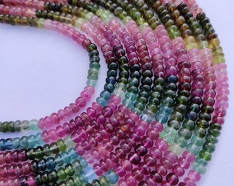 15.5\u201c 4x6mm6x10mm light pink aventurine roundel faceted beads semi-precious stone natural light yellow color rondelle beads QGCO