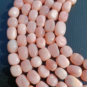 Natural Pink Opal Nuggets Beads | Opal Beads | Pink Opal Tumble Gemstone  | wholesale Beads For Jewelry Making Necklace | Beads Supplier |