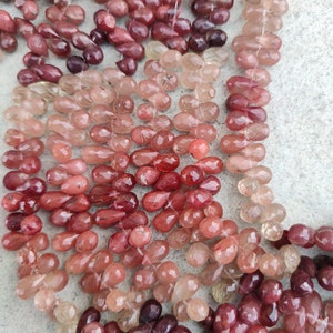 Rare Natural Andesine Labradorite Faceted Teardrop Beads | Andesine Bio Color Gemstone |Andesine Beads For Jewelry Making | Wholesale Beads