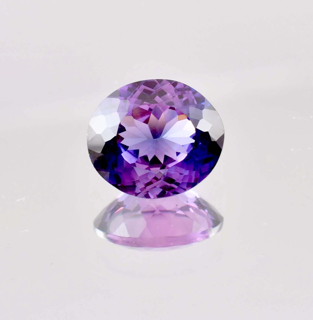 14 X 12 MM Bi-color Purple Blue Java Plum Sapphire 10.15 Ct Loose ...