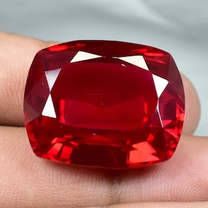 26 x 11 MM AAA+ 67.50 Ct Very Rare Natural Red Painite Cushion Cut Burmese Facet GIT Certified Gemstone Very nice Quality