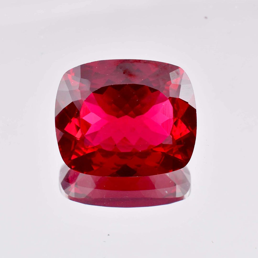 25 X 21 MM Flawless 57.35 Ct Natural Mozambique Blood Red Ruby Gemstone ...