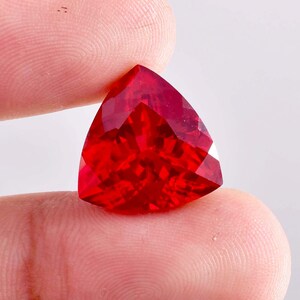 14 x 14 MM Felfri 16,05 Ct Naturlig Mozambique Blodröd Rubin Ädelsten GIT-certifierad Värdefull Hjärtrörande Hisnande Lös Ädelsten